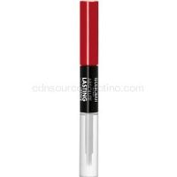 Deborah Milano Absolute Lasting dlhotrvajúca dvojfázová farba a lesk na pery odtieň 10 Fire Red 2 x 4 ml