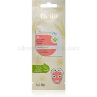 Delia Cosmetics Botanical Flow Hemp Oil upokojujúca pleťová maska pre citlivú a podráždenú pleť 10 g