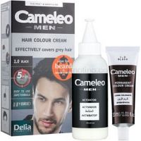 Delia Cosmetics Cameleo Men farba na vlasy odtieň 1.0 Black 30 ml