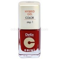 Delia Cosmetics Coral Nail Enamel Hybrid Gel gélový lak na nechty odtieň 01  11 ml