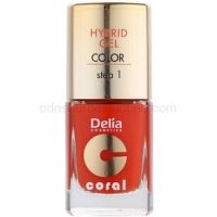 Delia Cosmetics Coral Nail Enamel Hybrid Gel gélový lak na nechty odtieň 02  11 ml