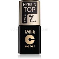 Delia Cosmetics Hybrid Gel gélový vrchný lak na nechty  11 ml