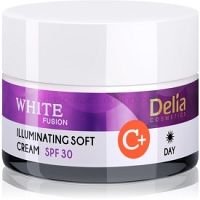 Delia Cosmetics White Fusion C+ rozjasňujúci denný krém pre pleť s hyperpigmentáciou SPF 30 50 ml