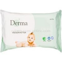 Derma Baby vlhčené čistiace obrúsky pre deti od narodenia 64 ks