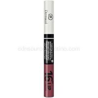 Dermacol 16H Lip Colour dlhotrvajúca dvojfázová farba a lesk na pery odtieň 12  4,8 g