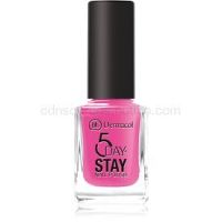 Dermacol 5 Day Stay dlhotrvajúci lak na nechty odtieň 35 Pink Ride 11 ml