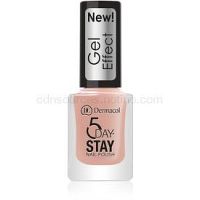 Dermacol 5 Day Stay lak na nechty s gélovým efektom odtieň 27 Parisien Chic 12 ml