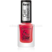 Dermacol 5 Day Stay lek na nechty s gélovým efektom odtieň 28 Moulin Rouge 12 ml