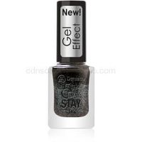 Dermacol 5 Day Stay lek na nechty s gélovým efektom odtieň 32 Chat Noir 12 ml