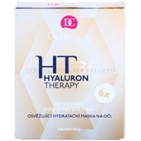 Dermacol HT 3D osviežujúca hydratačná maska na oči  6 x 6 g