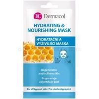 Dermacol Hydrating & Nourishing Mask textilná 3D hydratačná a vyživujúca maska 15 ml