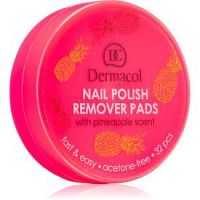 Dermacol Nail Polish Remover Pads odlakovač na nehty bez zápachu 32 ks