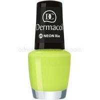 Dermacol Neon neónový lak na nechty odtieň 21 Rio 5 ml