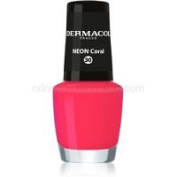 Dermacol Neon neónový lak na nechty odtieň 30 Coral 5 ml