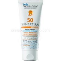 Dermedic Sunbrella Baby minerálne mlieko na opaľovanie SPF 50 100 g