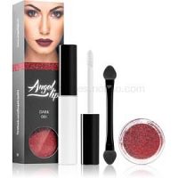 Di Angelo Cosmetics Angel Lips trblietky na pery odtieň 001 Dark