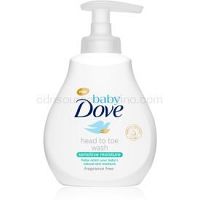 Dove Baby Sensitive Moisture umývací gél na telo a vlasy 400 ml