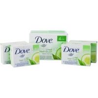 Dove Go Fresh Fresh Touch tuhé mydlo 4x100 g