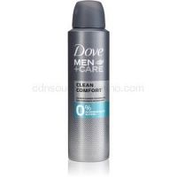 Dove Men+Care Clean Comfort dezodorant bez alkoholu a obsahu hliníka 24h 150 ml