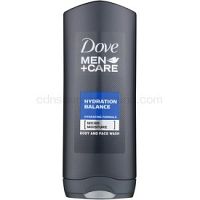 Dove Men+Care Hydration Balance sprchový gél na telo a vlasy pre mužov 400 ml
