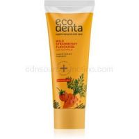 Ecodenta Green Wild Strawberry Flavoured zubná pasta pre deti s vôňou lesný jahôd a extraktom z mrkvy  75 ml