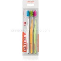Elmex Swiss Made zubné kefky 3 ks ultra soft White, Orange, Green