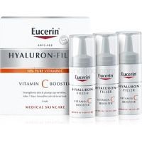 Eucerin Hyaluron-Filler Vitamin C Booster rozjasňujúce protivráskové sérum s vitamínom C 3x8 ml