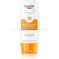 Eucerin Sun Photoaging Control extra ľahké mlieko na opaľovanie SPF 30  150 ml