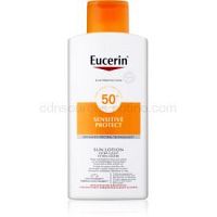 Eucerin Sun Sensitive Protect extra ľahké mlieko na opaľovanie SPF 50+ 400 ml
