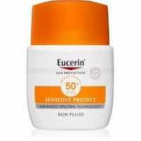 Eucerin Sun Sensitive Protect ochranný zmatňujúci fluid na tvár SPF 50+ 50 ml