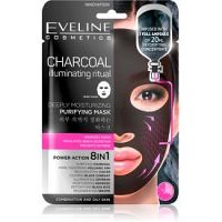 Eveline Cosmetics Charcoal Illuminating Ritual hydratačná látková maska