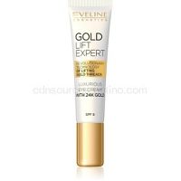 Eveline Cosmetics Gold Lift Expert luxusný krém na oči a viečka s 24karátovým zlatom (SPF 8) 15 ml