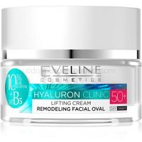 Eveline Cosmetics Hyaluron Clinic denný a nočný liftingový krém 50+  50 ml