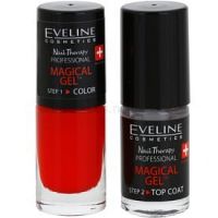 Eveline Cosmetics Nail Therapy Professional gélový lak na nechty bez použitia UV/LED lampy odtieň 01  2 x 5 ml