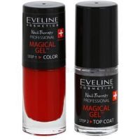 Eveline Cosmetics Nail Therapy Professional gélový lak na nechty bez použitia UV/LED lampy odtieň 04 2 x 5 ml