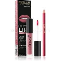Eveline Cosmetics OH! my LIPS kozmetická sada pre matný vzhľad pre ženy 04 Sweet Lips