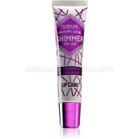 FlosLek Laboratorium Lip Care Shimmer trblietavý lesk na pery odtieň Metalic Pink 10 g