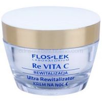 FlosLek Laboratorium Re Vita C 40+ intenzívny nočný krém pre revitalizáciu pleti 50 ml