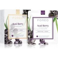 FOREO Farm to Face Acai Berry vyhladzujúca maska 6 x 6 g