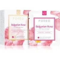 FOREO Farm to Face Bulgarian Rose hydratačná maska  6 x 6 g