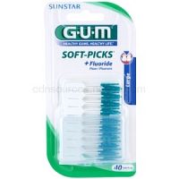 G.U.M Soft-Picks +Fluoride dentálne špáradlá large 40 ks