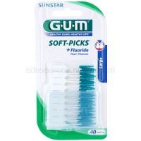 G.U.M Soft-Picks +Fluoride dentálne špáradlá large  40 ks