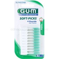 G.U.M Soft-Picks +Fluoride dentálne špáradlá regular  80 ks