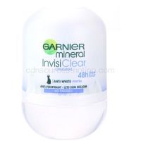 Garnier Mineral Invisi Clear minerálny dezodorant roll-on proti bielym škvrnám 48h  50 ml