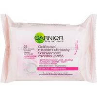 Garnier Skin Naturals odličovacie micelárne obrúsky pre citlivú pleť  25 ks