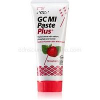 GC MI Paste Plus remineralizačný ochranný krém pre citlivé zuby s fluoridom príchuť Strawberry 35 ml