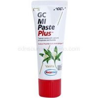 GC MI Paste Plus remineralizačný ochranný krém pre citlivé zuby s fluoridom príchuť Vanilla 35 ml