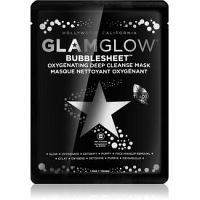 Glam Glow Bubblesheet čistiaca plátienková maska s aktívnym uhlím pre rozjasnenie pleti 1 ks