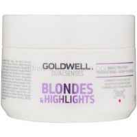 Goldwell Dualsenses Blondes & Highlights regeneračná maska  neutralizujúci žlté tóny 200 ml