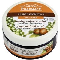 Green Pharmacy Body Care Shea Butter & Green Coffee cukrovo-soľný peeling 300 ml